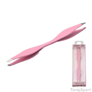 Beauty Double Sided Eyebrow Tweezers Pointed Tip Stainless Steel Lightweight Luxury Lash Extension Tool