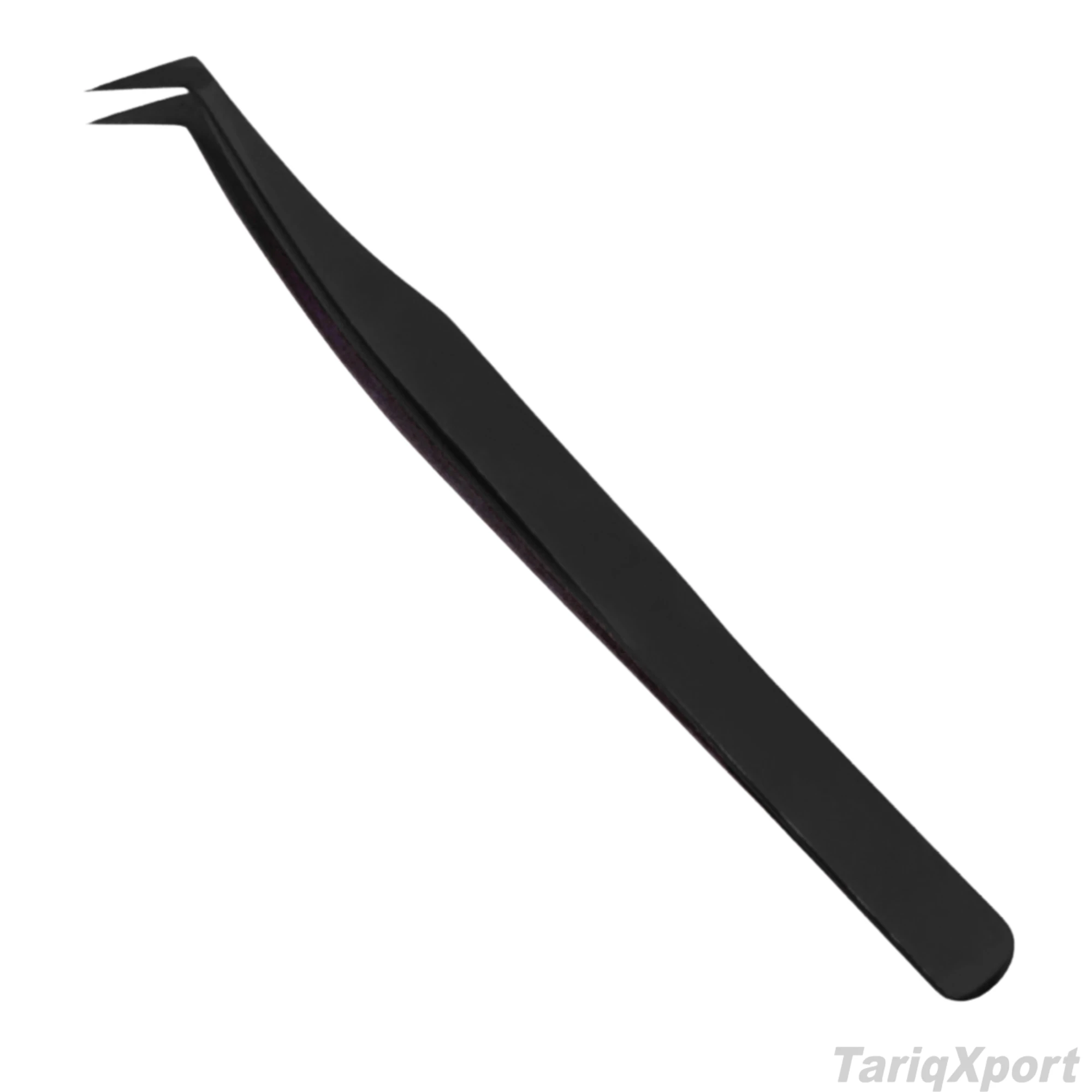 High Quality Stainless Steel Professional Eyelash Tweezers with Smooth Tip 10mm Length Precision Design Handheld Salon Use - Image 5
