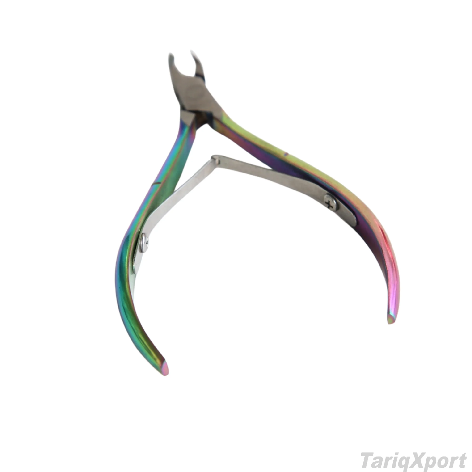 Stainless Steel Wide Jaw Opening Sharp Simple Cuticle Nipper Rose Gold Handle Laser Logo Nail Clipper Finger Toe Pedicure Tool - Image 5