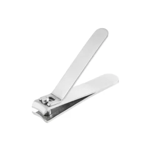 Simple Stainless Steel Nail Clippers Sharp Curved/Straight Portable Wide Jaw Opening Different Color Handles Nail Cutter