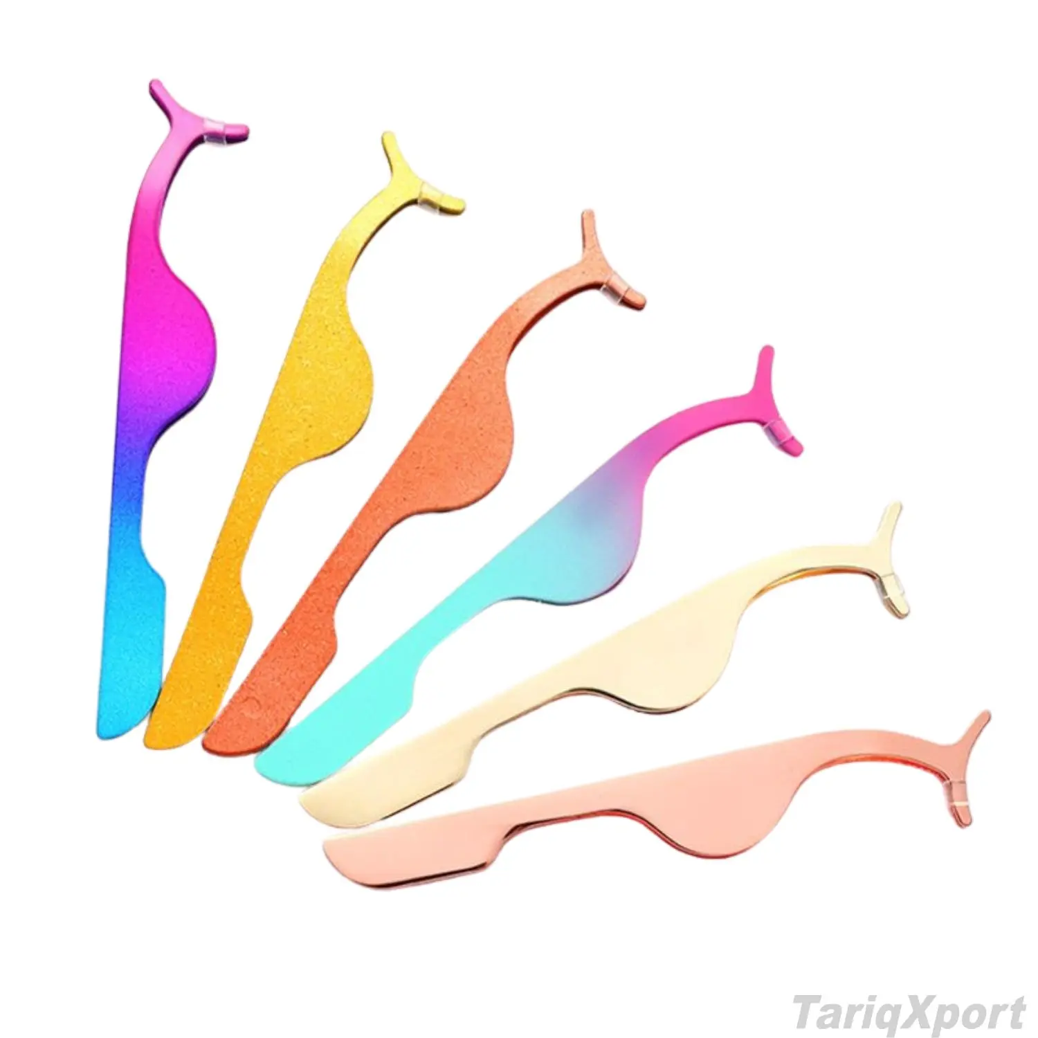 Customized Logo Professional Stainless Steel Lash Extension Applicators Comfortable Handle Eyelashes Applying Salon Use - Image 5