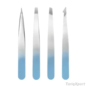 High Quality Professional Stainless Steel Eyebrow Tweezers Pointed Tip Modern Style Durable Reusable Yellow/Costum Gradient