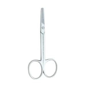 Mini Brow Thinning Scissors Satin Finish Cuticle Care Sharp Stainless Steel Durable Eyelashes Lash Extension Right-Handed
