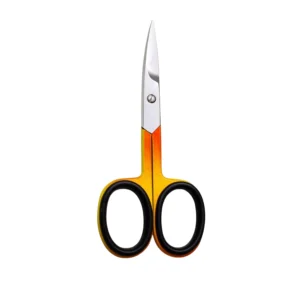 Superior Professional Stainless Steel Curved Sharp Cuticle Nail Scissors Comfortable Handle Right-Handed Custom Logo Factory