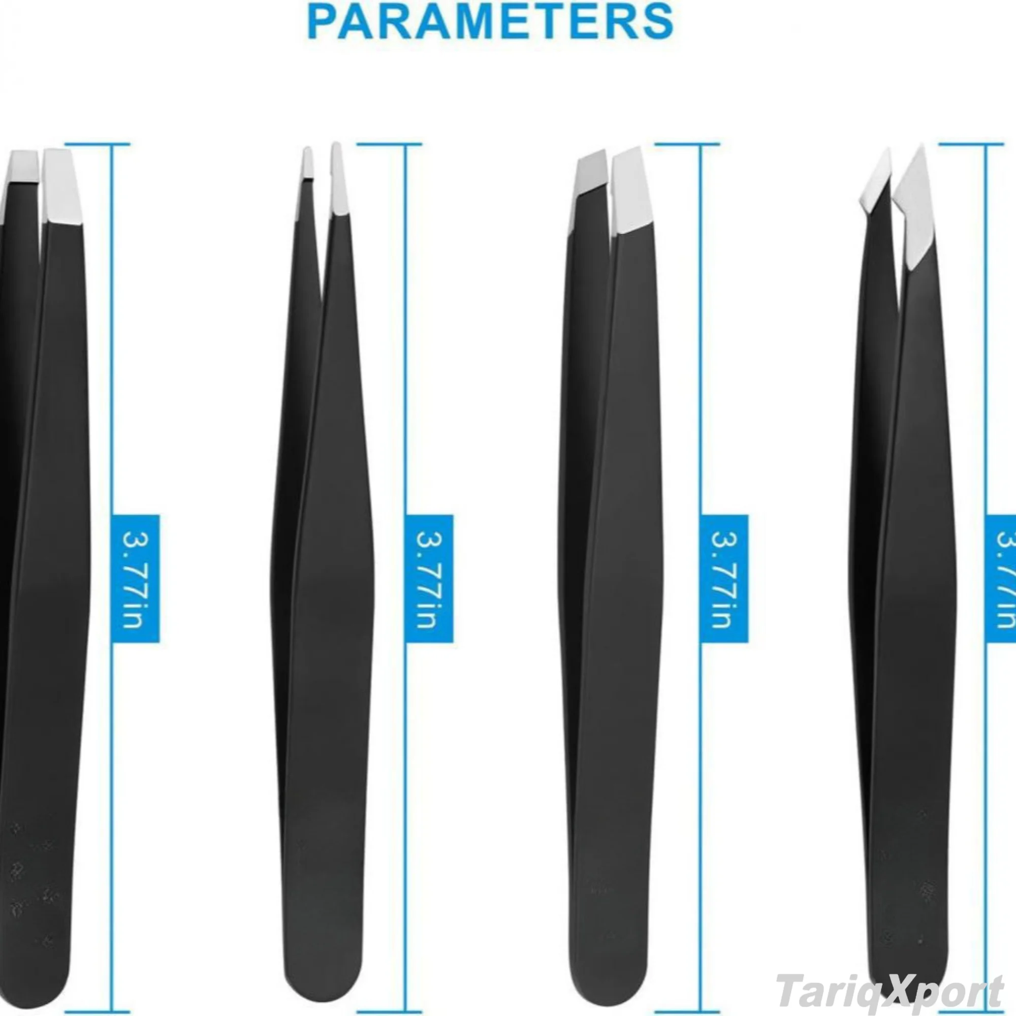 Professional Stainless Steel Tweezers for Eyebrows Durable Comfortable Handle Custom Logo for Facial Hair Splinter Ingrown Hair - Image 2