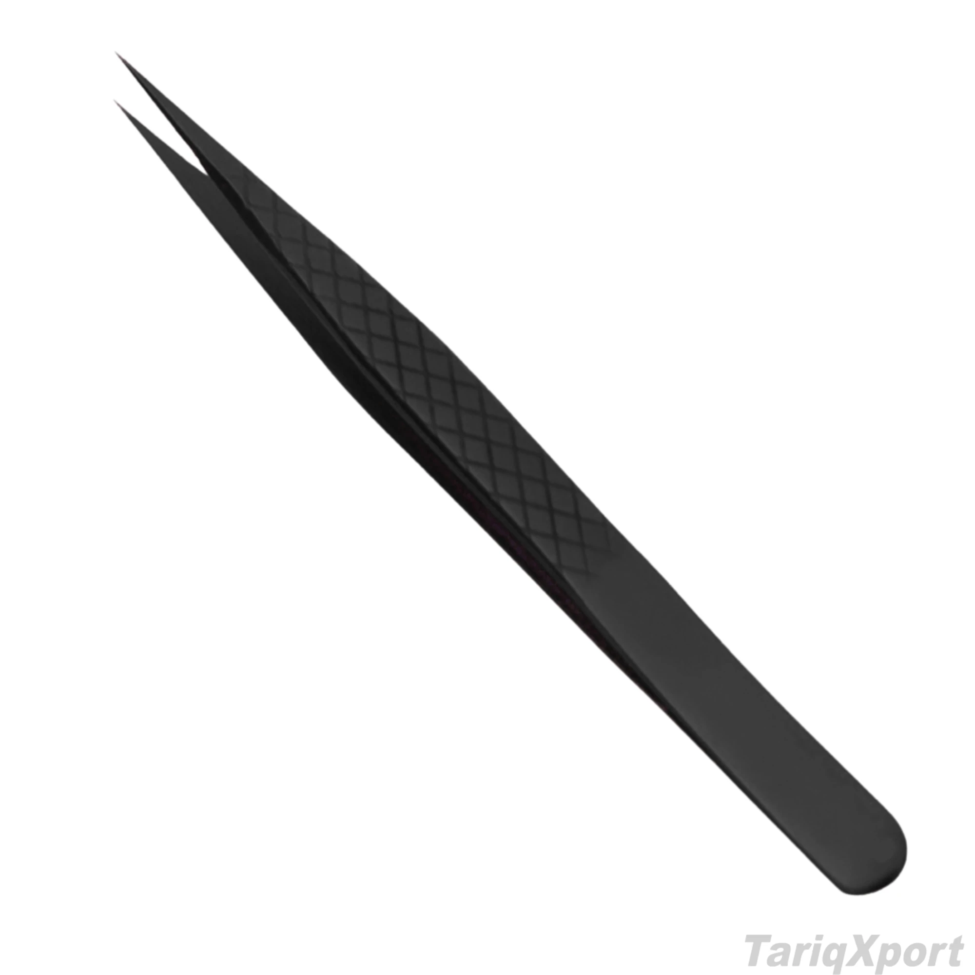 High Quality Stainless Steel Professional Eyelash Tweezers with Smooth Tip 10mm Length Precision Design Handheld Salon Use - Image 3