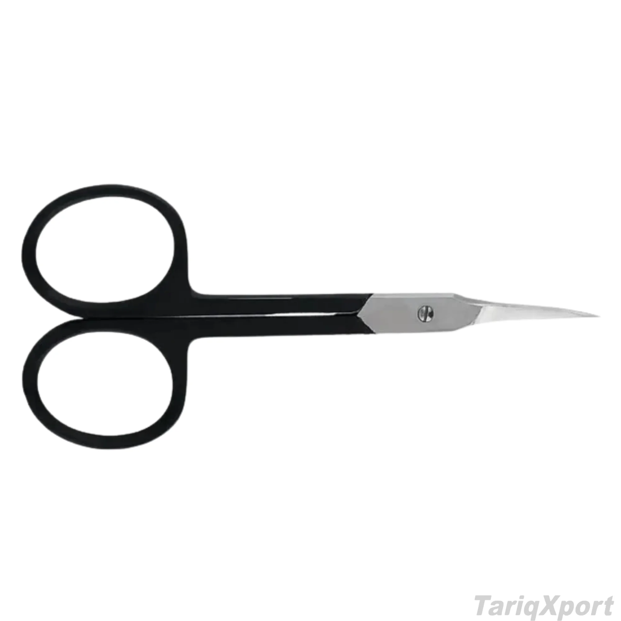 Black Handle Stainless Steel Cuticle Scissors Sharp Blade Beauty Tools For Manicure Adults Round Hole Design Durable - Image 4