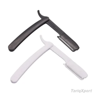 Top Quality Professional Barber Razor Straight Edge Foldable Plastic Straight Disposable Safety Barber Shaving Razors