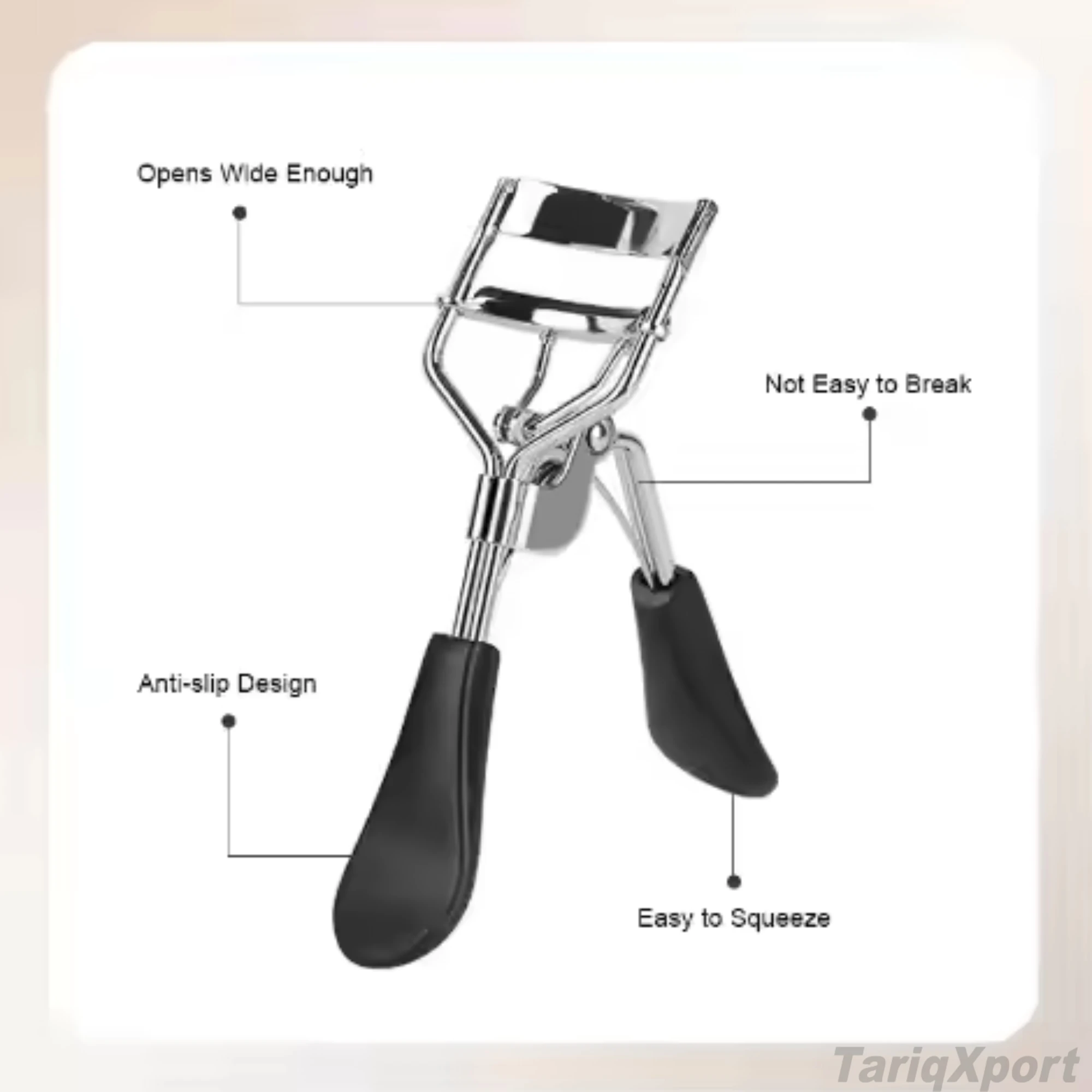Hot Selling Portable Professional Heated Plastic Eyelash Curler Beauty Makeup Tool Long Lasting Lash Curling TARIQXPORT - Image 3
