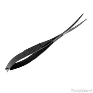 Professional Precision Straight Spring Scissors Stainless Steel Sharp Comfortable Handle for Cuticle Nail Eyebrow Trimming Tool