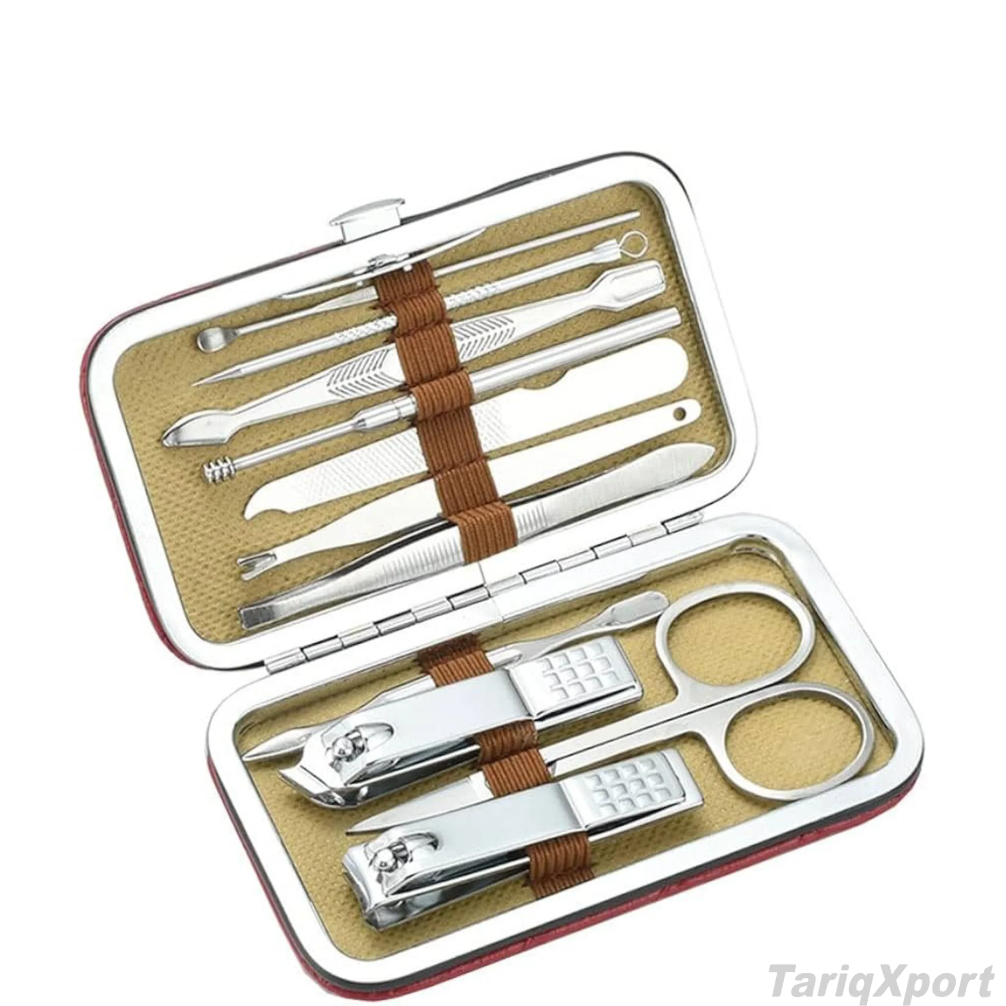 Wholesale Price High Quality 7 in 1 Stainless Steel Nail Kit Case Lightweight Adults Luxurious Reusable Portable Manicure Kits - Image 4