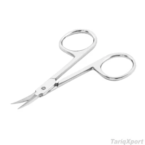 Cuticle Small Stainless Steel Curved Sharp Blade Wide Beauty Scissors 9 cm Right-Handed Durable TARIQXPORT Manicure Scissor