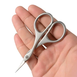 Stainless Steel Professional Manicure Scissors Straight Blade Cuticle Trimmer Beauty Tools for Adults Handle Durable Design