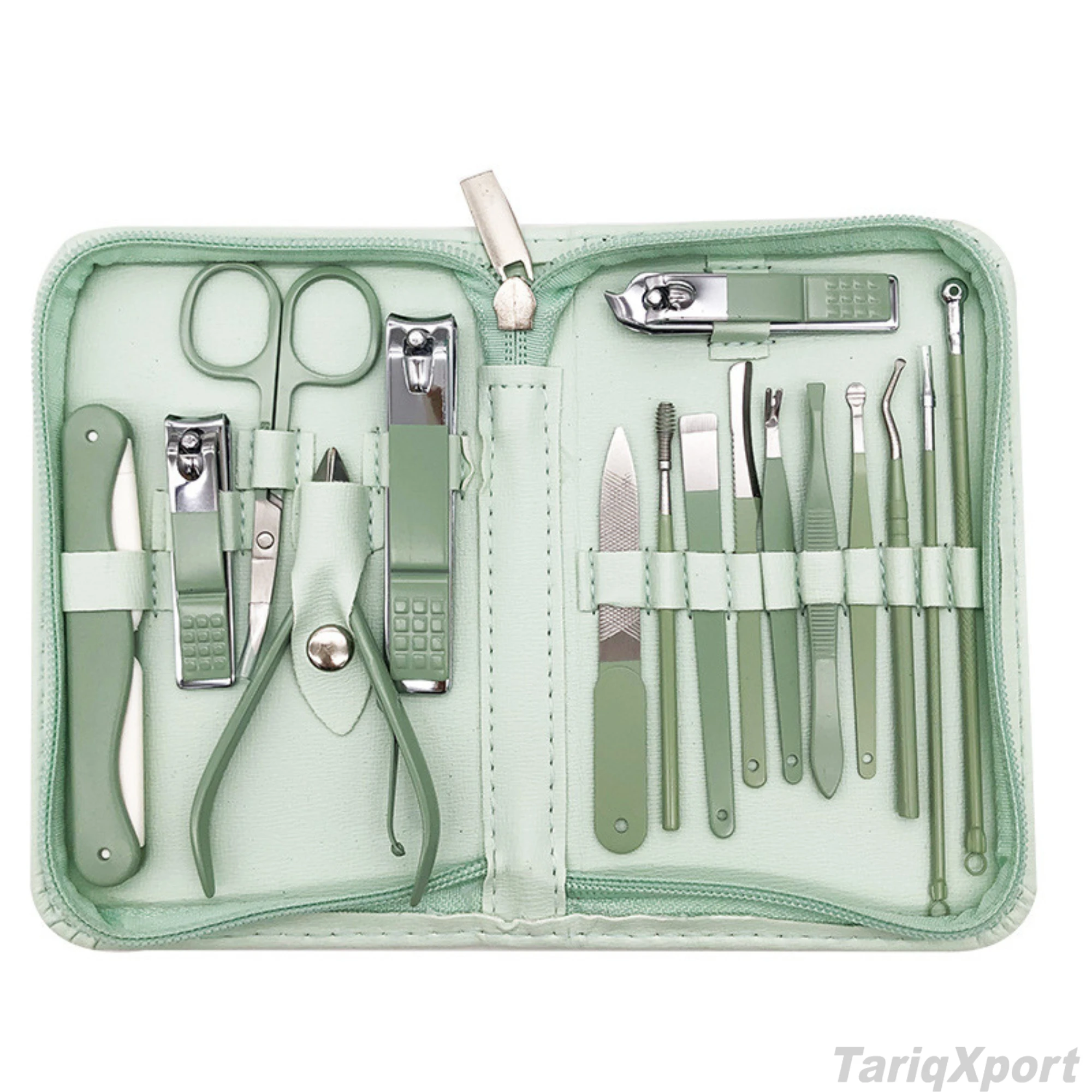 Custom Logo Factory Price Luxurious Professional Manicure Set Stainless Steel Nail Clippers Pedicure Tool Kit 5-in-1 Grooming - Image 6