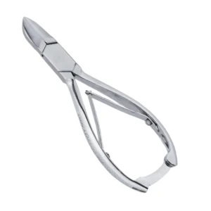 Stainless Steel Wide Jaw Opening Sharp Straight Cuticle Nipper Rose Gold Handle Laser Logo Nail Clipper Toenail Pedicure Tool