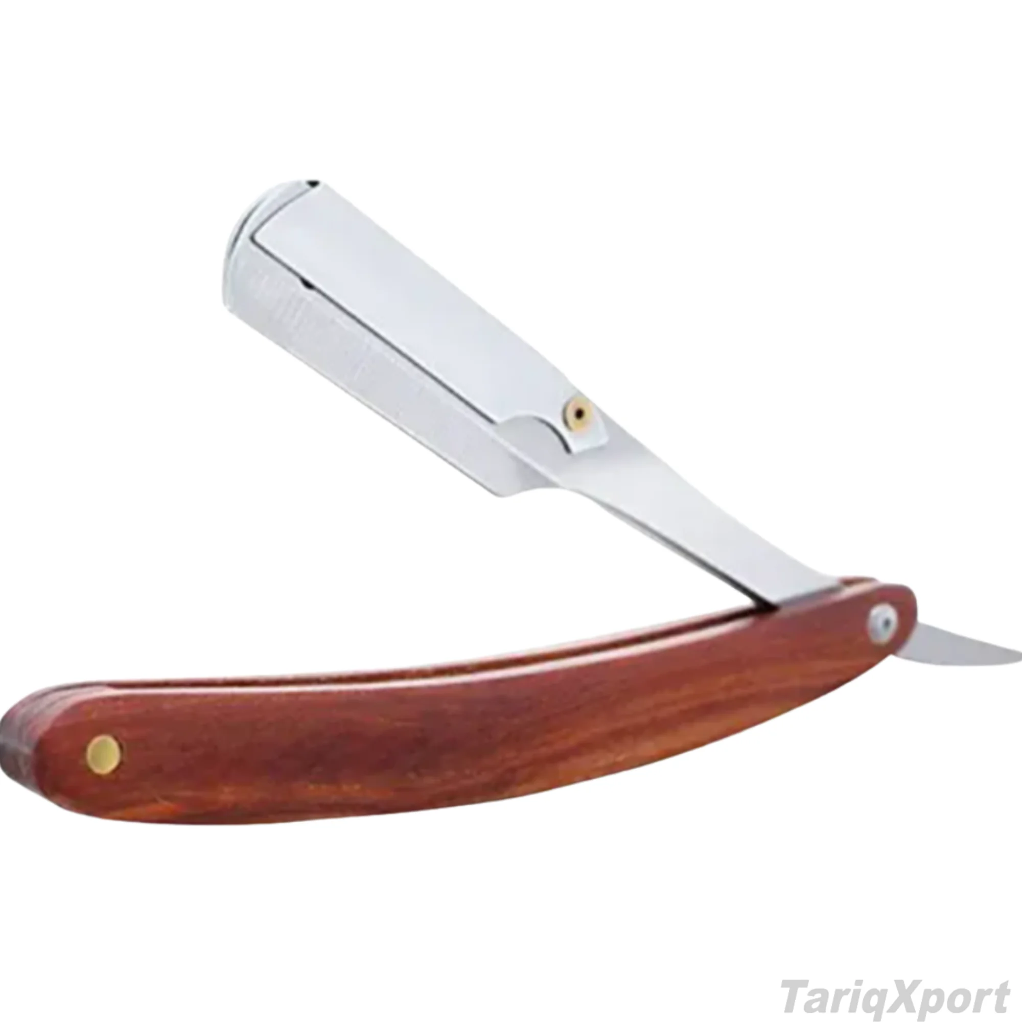 High Quality Professional Barber Stainless Steel Shaving Razor Men Precision Grooming Tool Wood Handle Cut-Throat Face Body - Image 3
