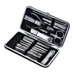 Custom Stainless Steel Classic Professional Durable Multi-functional Single Spring Kit (3-in-1 10-in-1) for Manicure Pedicure