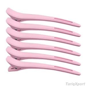Custom Black Durability Big Bite Alligator Clip Set Professional Plastic Multicolor Hair Clips Easy Styling Sectioning Home