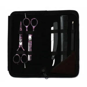 High Quality Barber Kit Including Thinning Scissor,Razor Edge Scissor,And Shaving Razor Professional Hairdressing Scissor Set