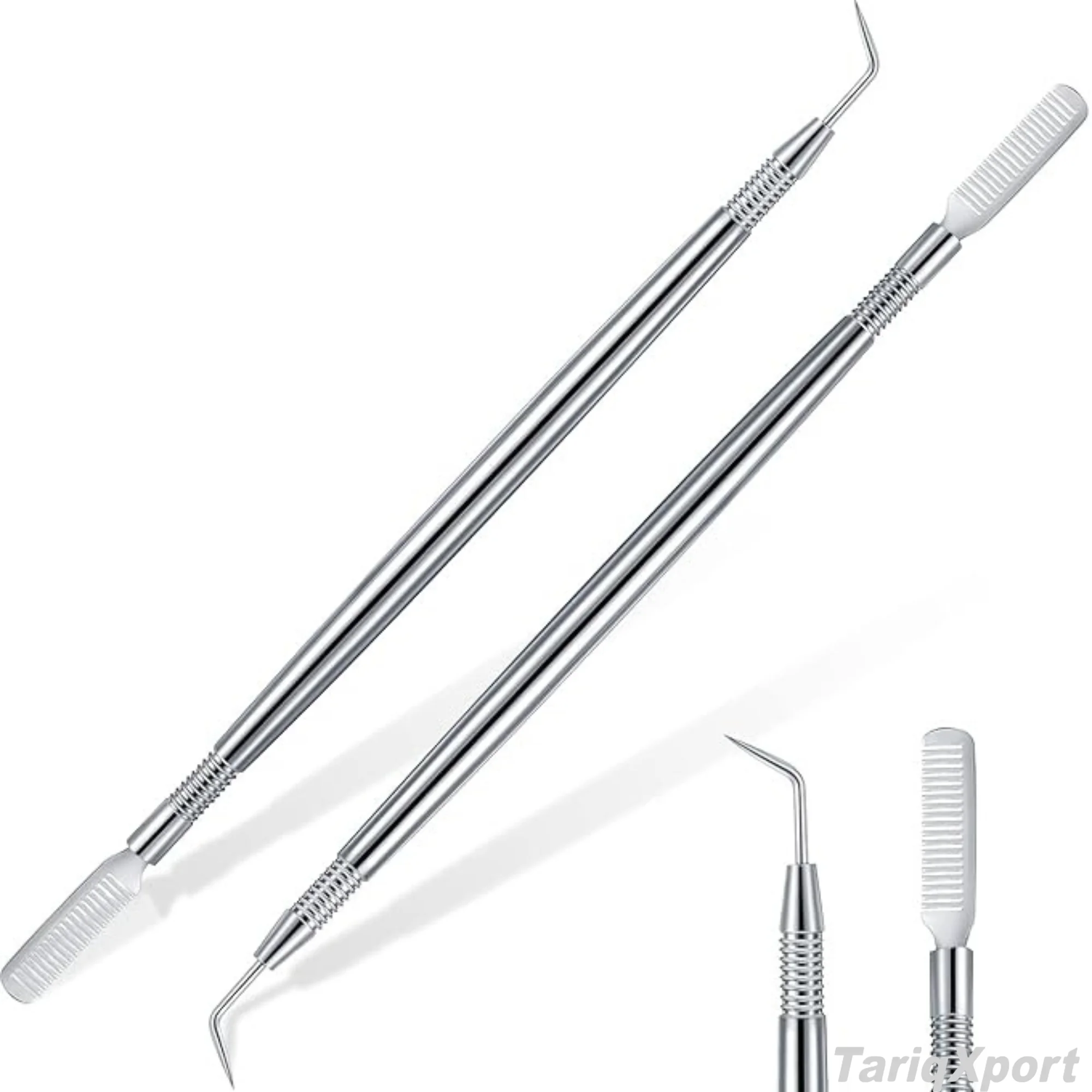 Stainless Steel Metal Lash Lift Rods Eyelash & Eyebrow Perming Tinting Curling Extensions Supplies with Lash Separator Tool - Image 2