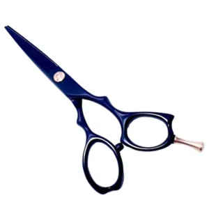 Wholesale Professional Customized Logo Stainless Steel Straight Foldable Lightweight Barber Scissors for Hair Cutting