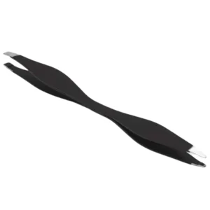 Beauty Double Sided Eyebrow Tweezers Pointed Tip Stainless Steel Lightweight Luxury Lash Extension Tool
