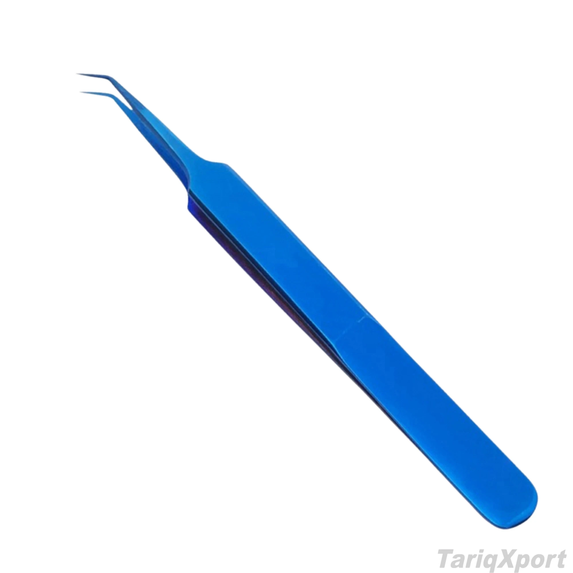 100% High Quality Premium Stainless Steel Professional Eyelash Tweezers Precision Pointed Tip Hand Anti-Slip Eyebrow Salon Use - Image 4