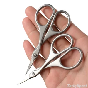 Stainless Steel Professional Manicure Scissors Straight Blade Cuticle Trimmer Beauty Tools for Adults Handle Durable Design