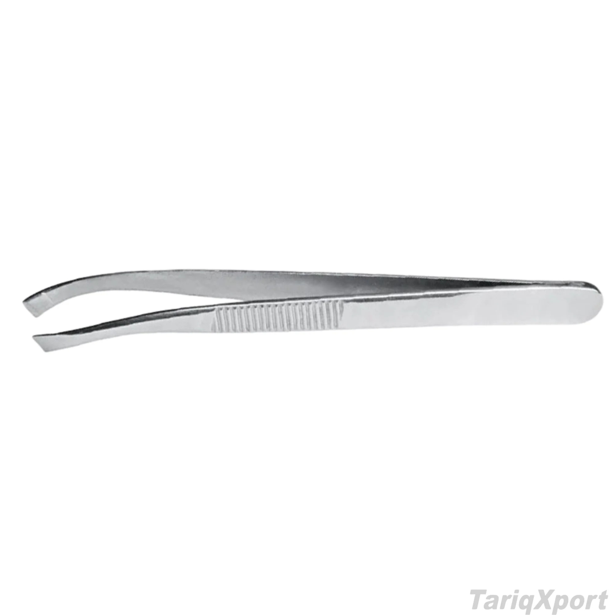 Professional Custom Label Stainless Steel Eyebrow Tweezers Durable Brow Cutting Trimming Tweezers Slanted Tip Beauty Essentials - Image 4