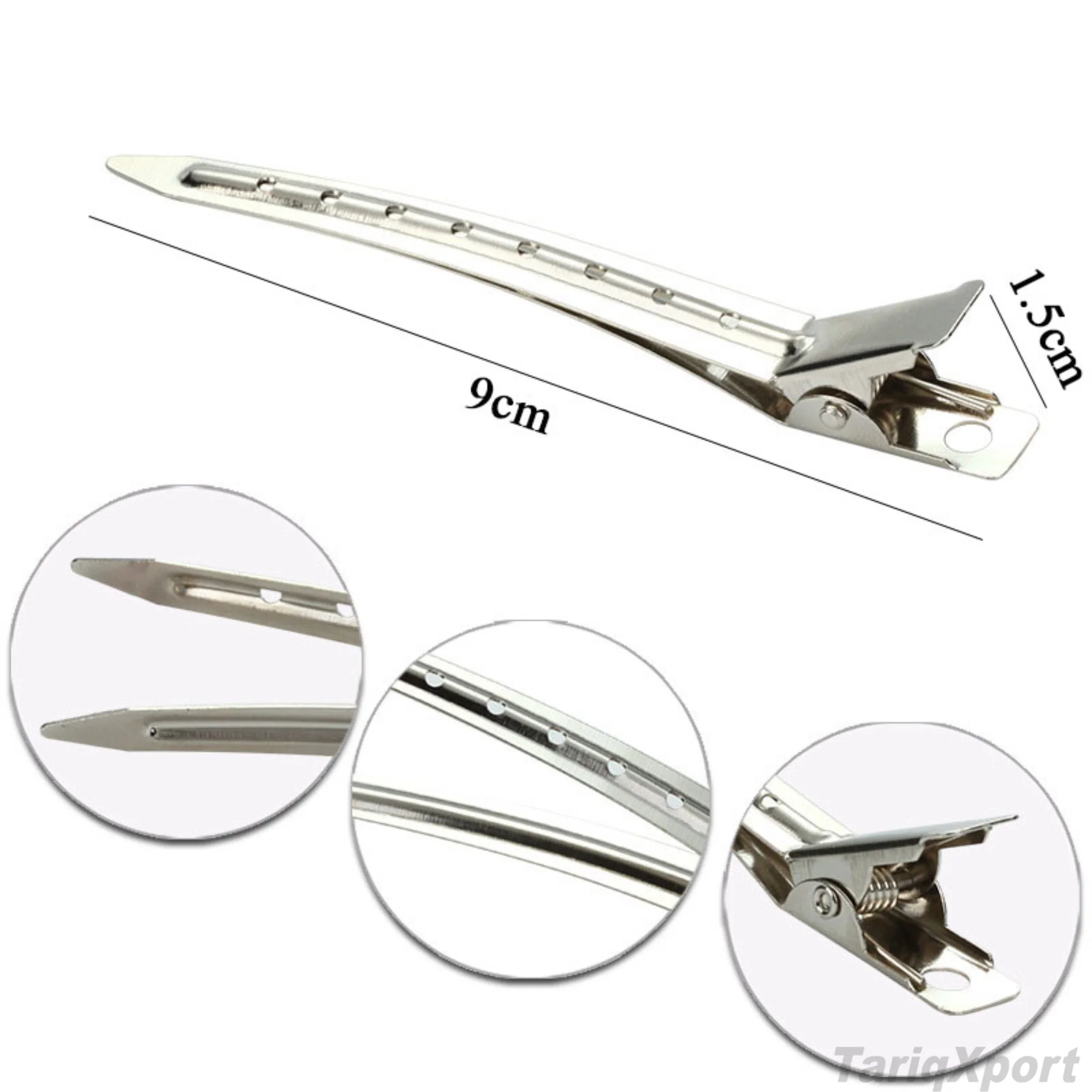 12 Pcs Large Plastic Hair Clips Sectioning Clips with Claw Design Custom Color & Logo for Salon Makeup Tools - Image 4