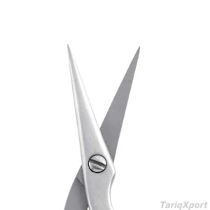 TariqXport Stainless Steel Eyebrow Scissors Pointed Tip-Anti-static Comfortable Handle Reusable Eco-Friendly Scissors