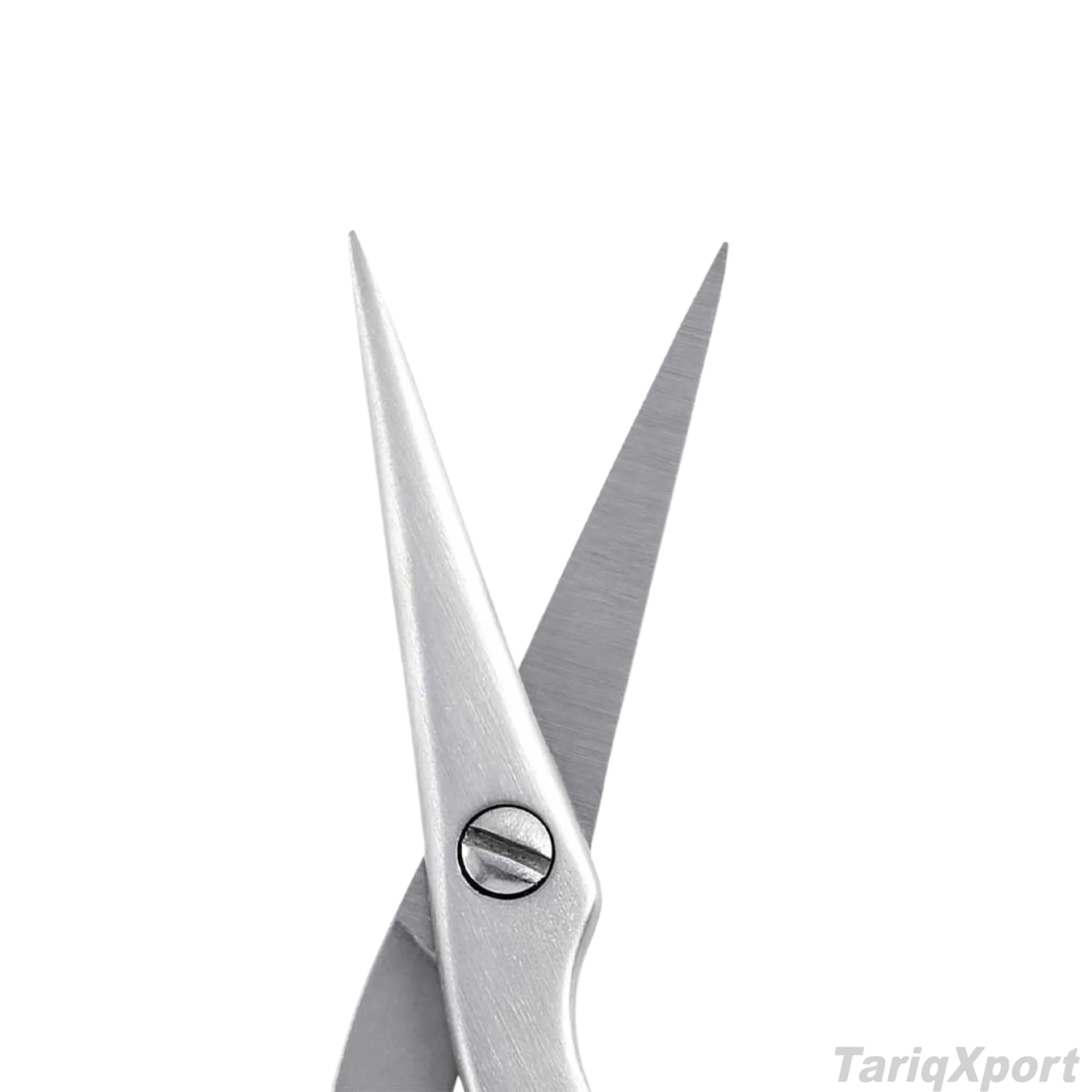 TariqXport Stainless Steel Eyebrow Scissors Pointed Tip-Anti-static Comfortable Handle Reusable Eco-Friendly Scissors - Image 2