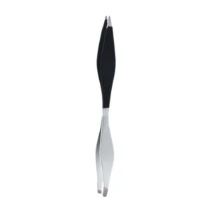 Professional Custom High Precision Double Sided Tweezers Stainless Steel Eyebrow Tool Pointed Tip Lightweight