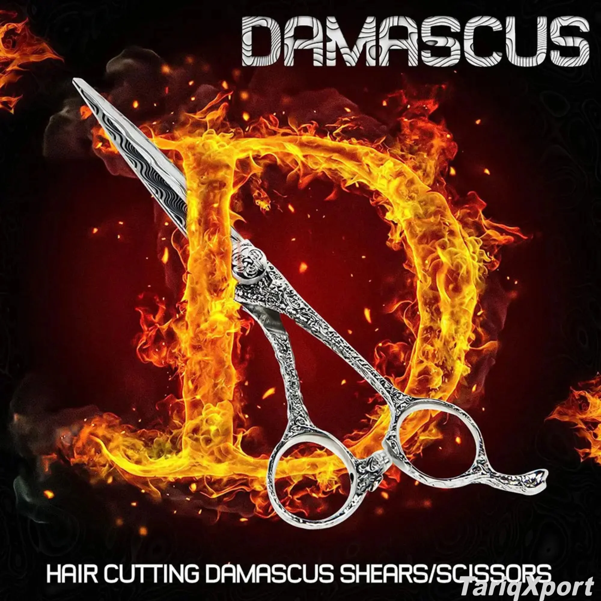 Professional 6 Inch Stainless Steel Lightweight Long Handle Right-Handed Barber Thinning Scissors Customized Logo Sharp Hair - Image 6