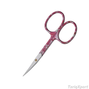 Customized Straight Sharp Stainless Steel Beauty Curved Cuticle Nail Scissors Comfortable Right-Handed Professional Nail Scissor