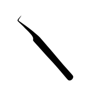 High Precision Professional TARIQXPORT Custom Logo Eyelash Tweezers Lash Extension Application Anti-Static Stainless Steel