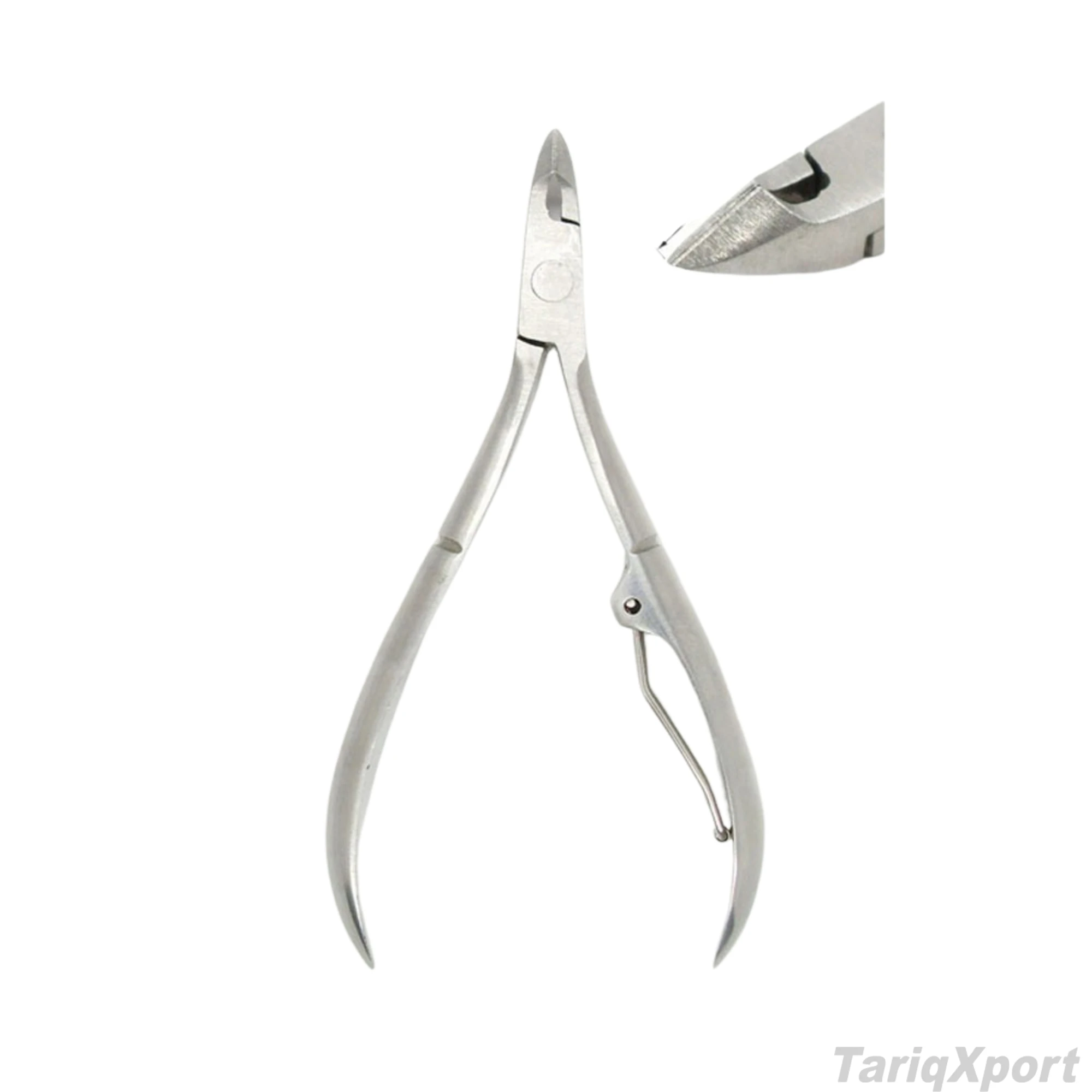 Professional Stainless Steel Nail Nipper Dual Spring Curved Sharp Wide Jaw Opening Cuticle Trimmer for Salon Finger Feet Use - Image 5