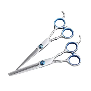 Professional Stainless Steel Salon Scissors for Men Women-Foldable Lightweight Barber Beauty Salon Thinning Hair Dressing