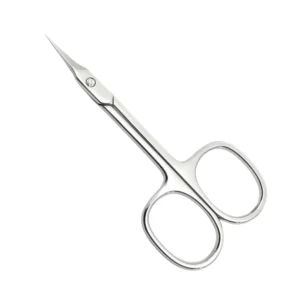 Stainless Steel Nail Scissors Sharp Blade Round Handle Manicure Tools Durable Cuticle Trimmer for Adults