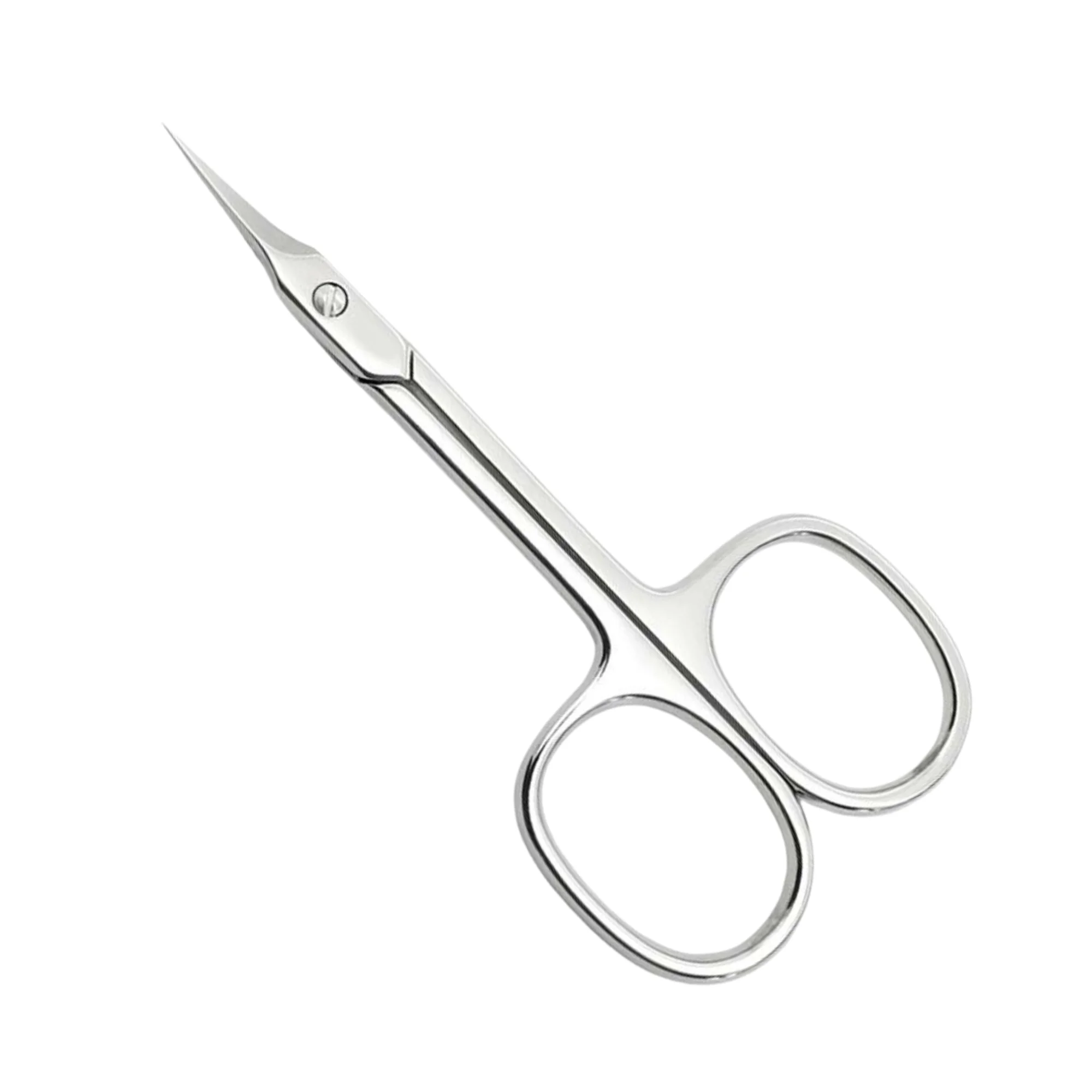 Stainless Steel Nail Scissors Sharp Blade Round Handle Manicure Tools Durable Cuticle Trimmer for Adults