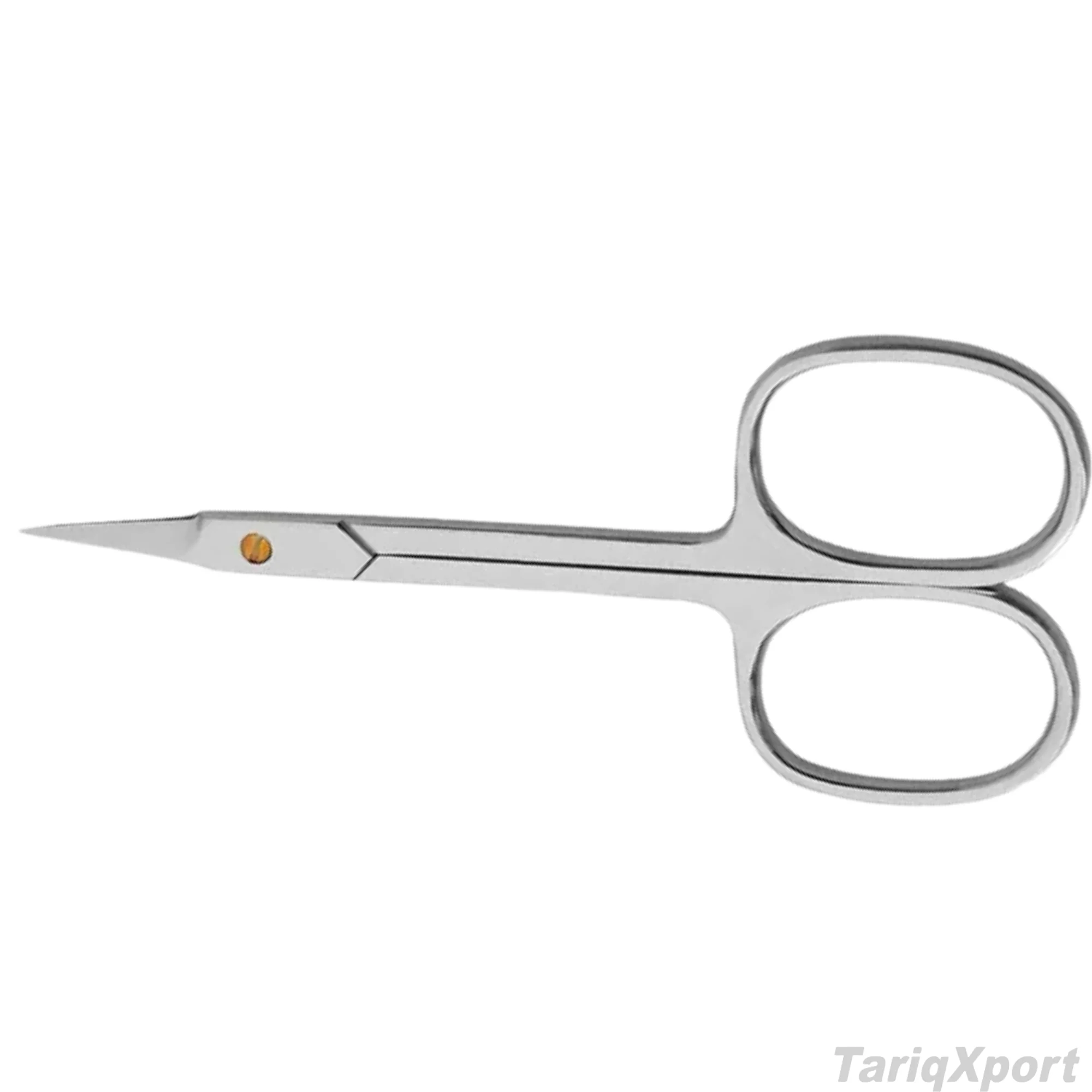 Wholesale Stainless Steel Eyebrow Scissors Sharp BladeHigh Quality Scissor Tools Round Nose Hair Trimmer Costum Logo - Image 4