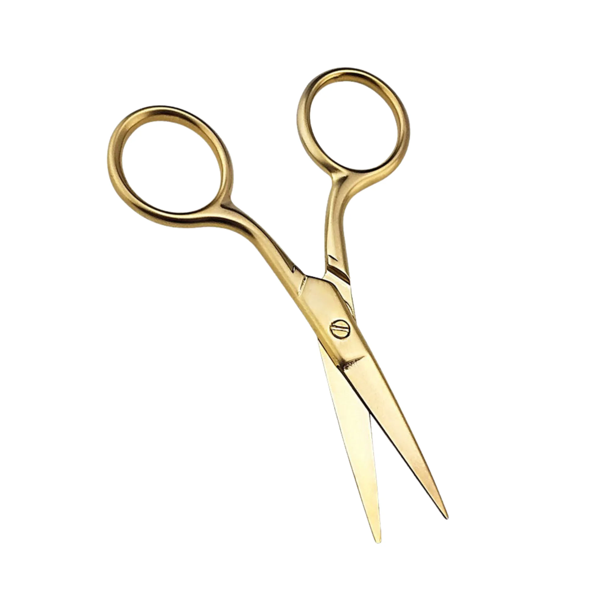OEM accepted Stainless Steel Eyebrow Trimming Cosmetic Scissors Beauty Care Tool Eyebrow Scissor Costum Logo