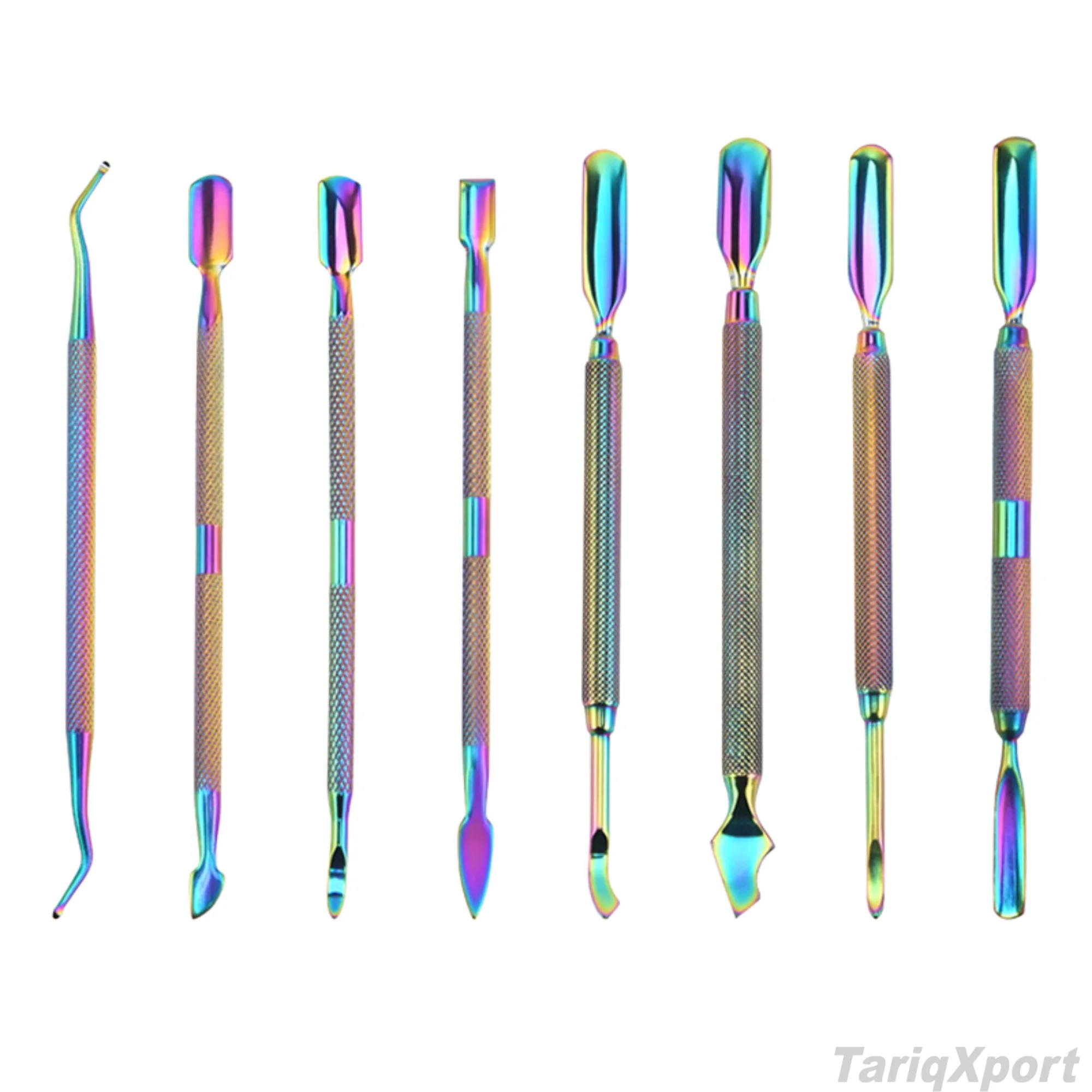 Professional High Quality Stainless Steel Double End Cuticle Nail Pusher Spoon Cleaner Tool Comfortable Handle Custom Logo - Image 6