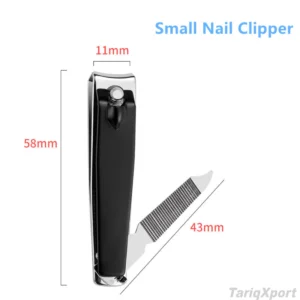 Stainless Steel Professional Nail Clipper 15mm Jaw Opening Curved Sharp Blade Durable Finger Nail Cutter for Adults Luxury