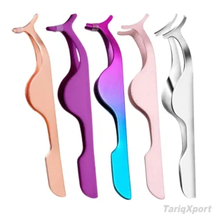 Customized Logo Professional Stainless Steel Lash Extension Applicators Comfortable Handle Eyelashes Applying Salon Use
