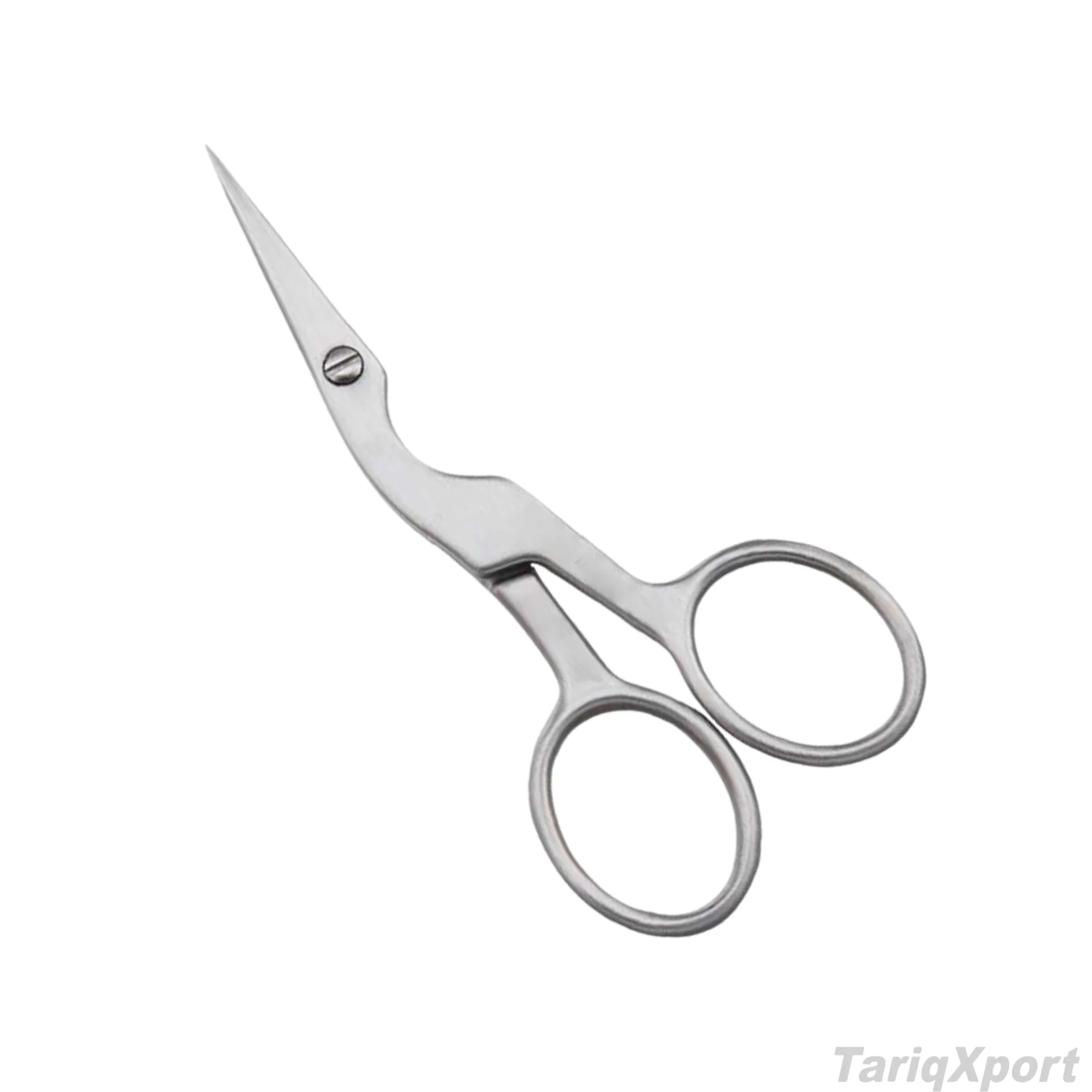 3.5" Professional Custom Made Fancy Handle Needle Point Embroidery Eyebrow Scissors Straight Stainless Steel Cutting Threading - Image 3