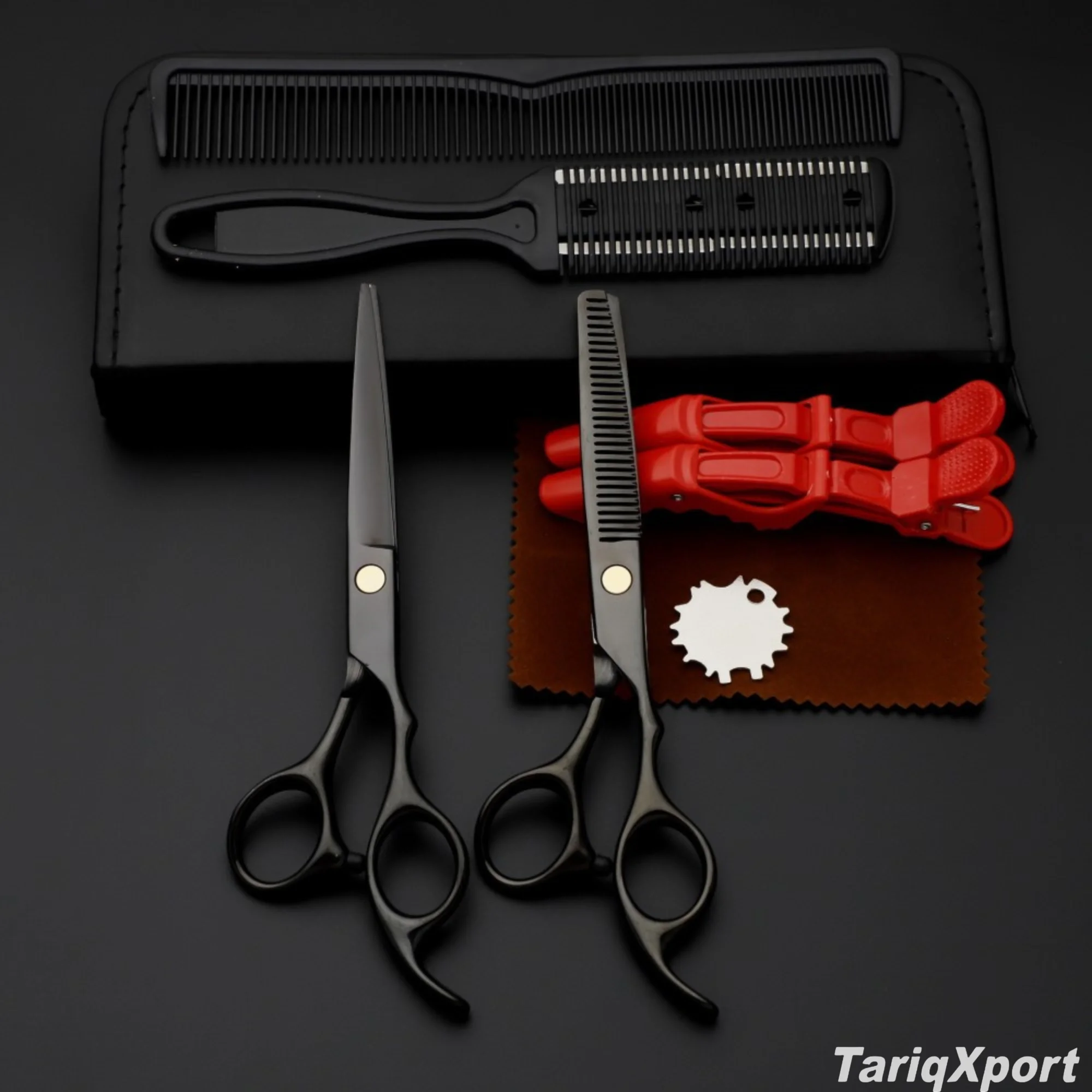 Professional Hair Thinning Scissors Stainless Steel Blade 26 Teeth Right Handed Long Handle Salon Use - Image 5