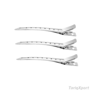 Multifunctional Multicolor Plastic Duck Bill & Alligator Hair Clips DIY Silver Salon Hair Dressing TARIQXPORT TX-A-103
