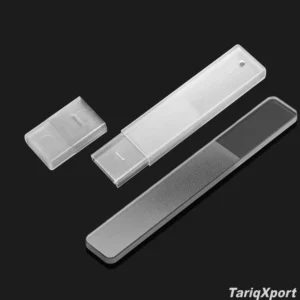 Double-Sided Emery Nail File 180 Grit Reusable Sandpaper Nail Care Tool for Fingernail Shaping and Polishing
