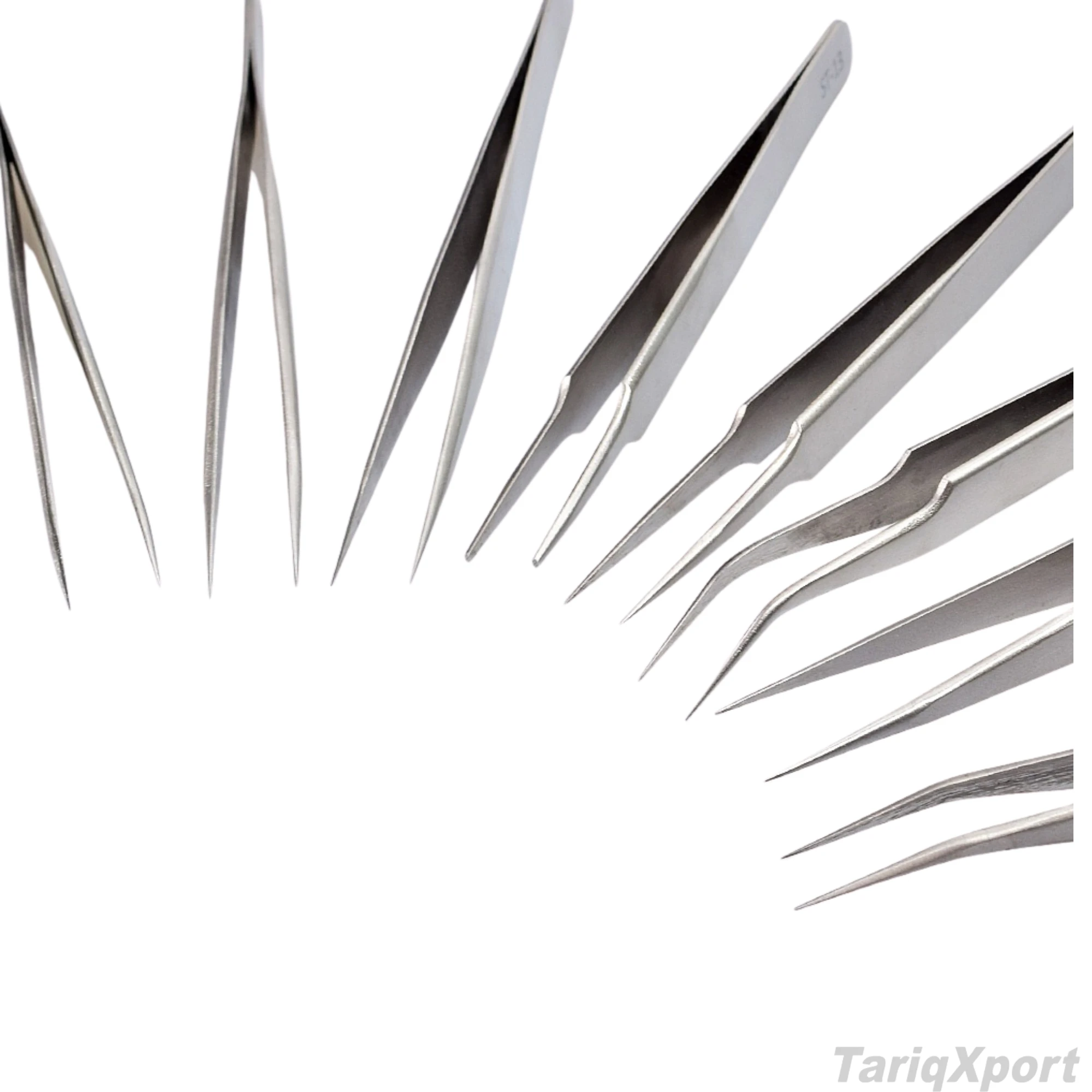 Professional Eyelash Extension Tweezers Stainless Steel Precision Anti-Static/Anti-Magnetic 10mm Smooth Tip Volume Lash Salon - Image 4